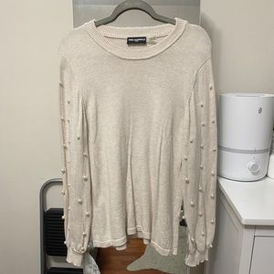 Karl Lagerfeld | Pearl Sleeve Sweater